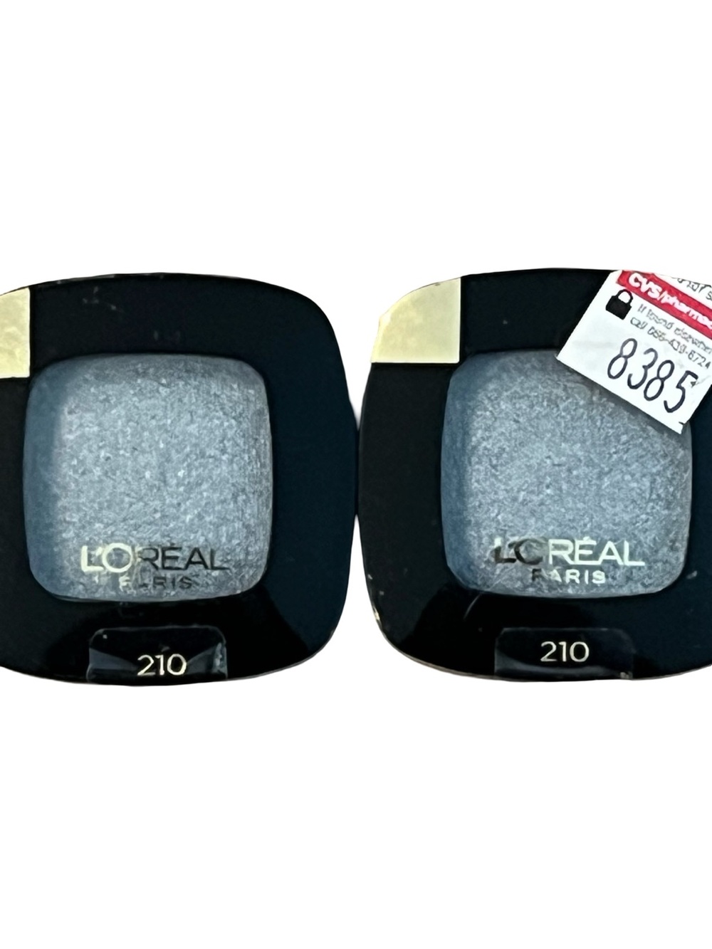 L'Oreal Paris Single Eyeshadow Duo - Shimmery Silver 210 FINAL PRICE DROP